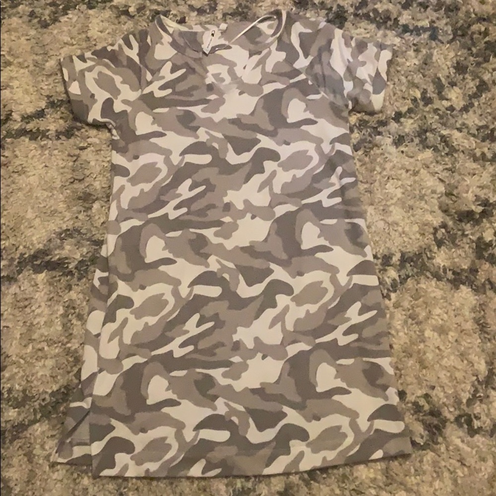 Camo Tshirt dress